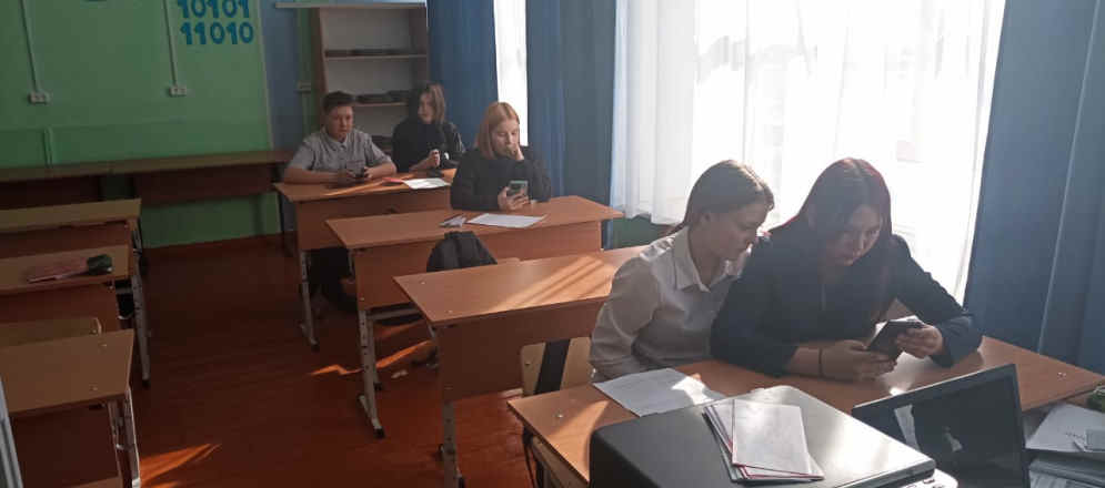 Акция «Госуслуги – это просто, быстро и удобно!» для учащихся Новоцурухайтуйской средней школы в феврале 2024 г