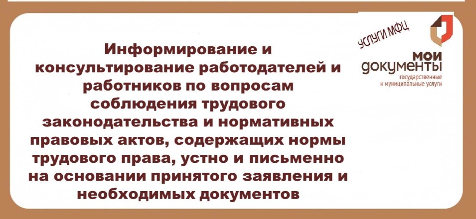 В МФЦ можно получить услугу Гострудинспекции в Забайкальском крае